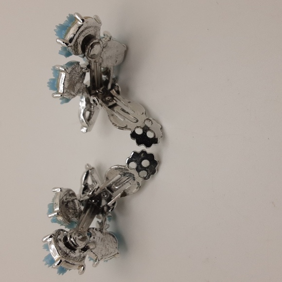 Vintage JJ Jonette Rose Brooch & Clip-On Earrings Set - Excellent Used C… - Picture 4 of 14